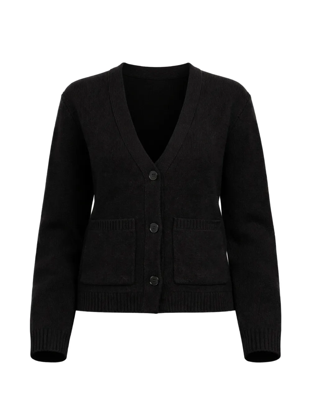 LARA V-neck cardigan - Nero