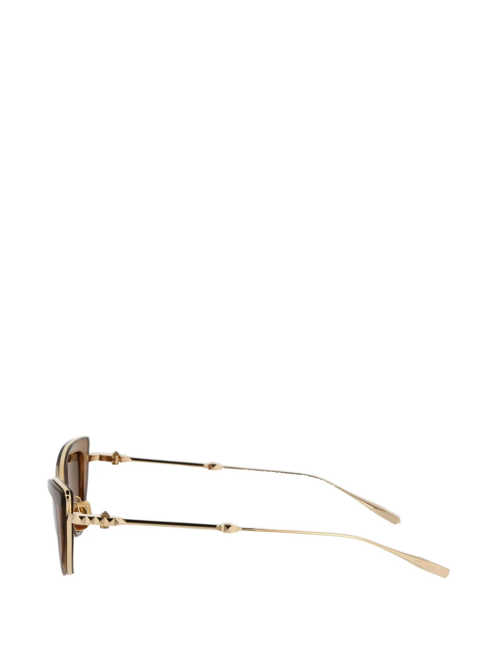 VALENTINO GARAVANI EYEWEAR Zonnebril met cat-eye montuur Beige