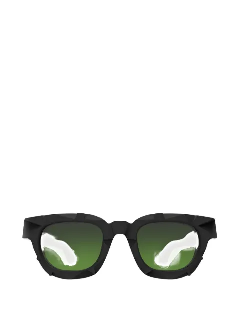 pugnale geometric frame sunglasses
