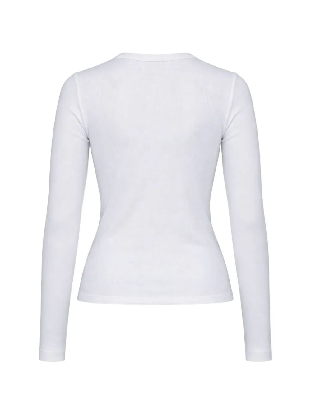 Velvet Jersey De Punto De Manga Larga - Blanco 