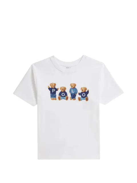 POLO RALPH LAUREN KIDS knit graphic T-shirt