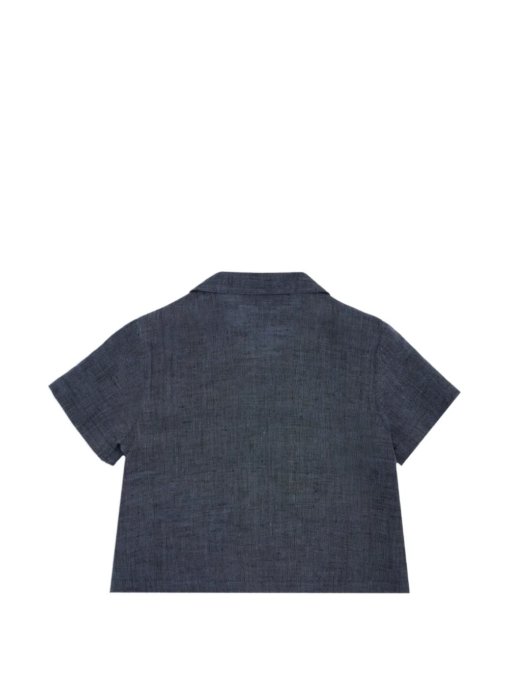 Emporio Armani Kids Shirt met geborduurd logo Blauw