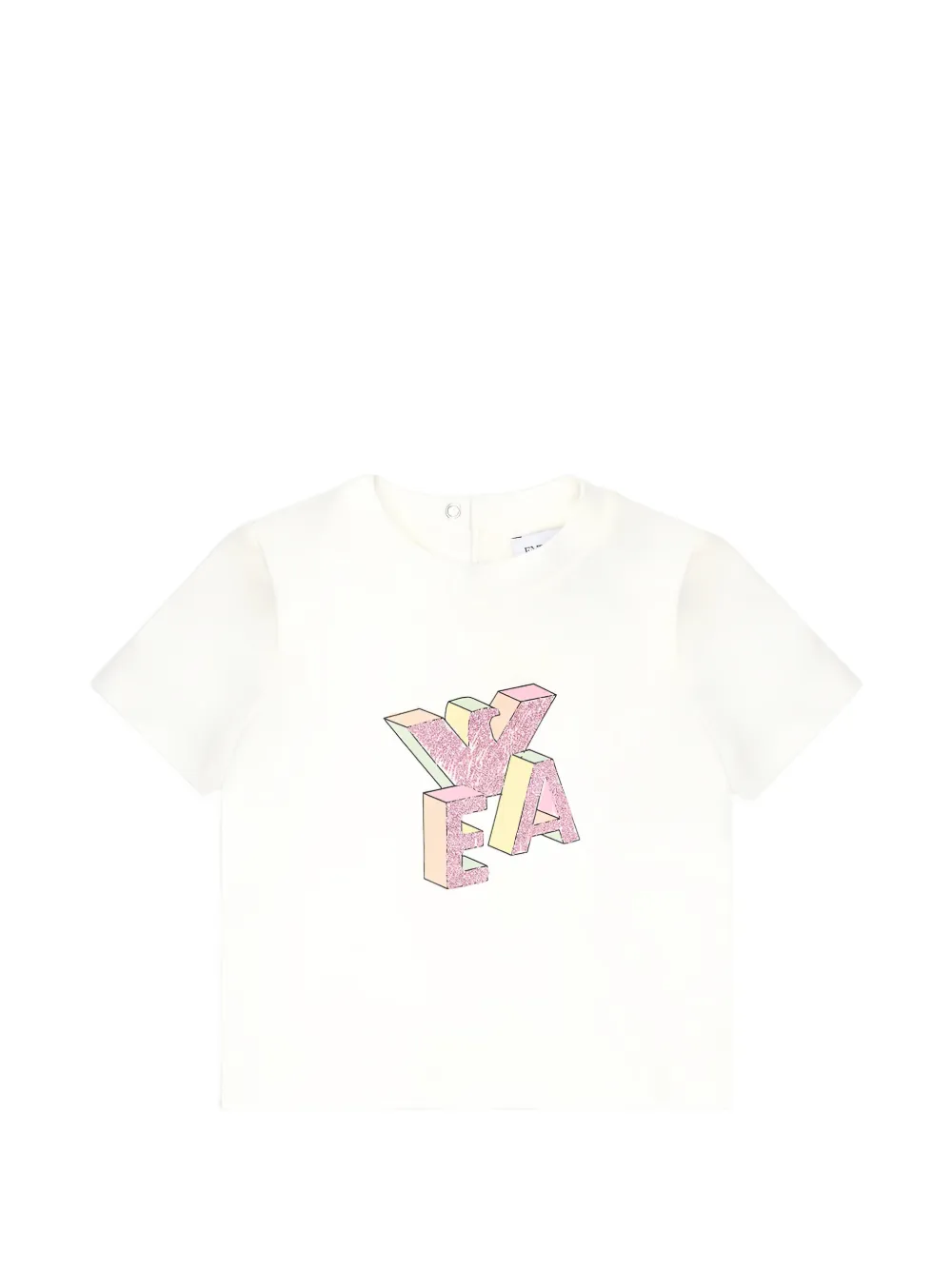 Emporio Armani Kids logo-graphic T-shirt - Toni neutri