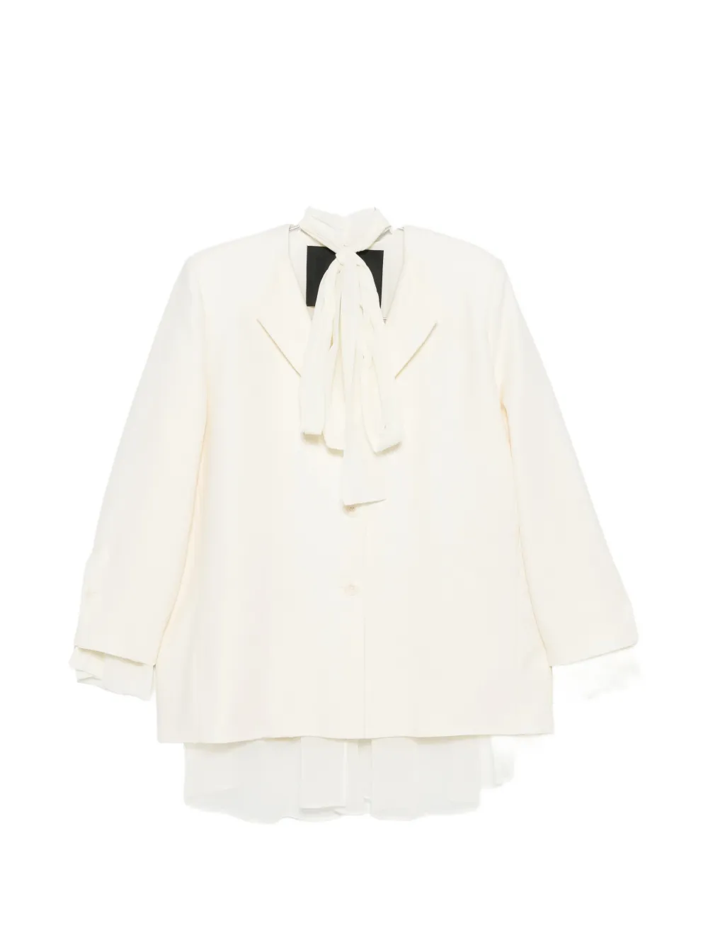 Eleh layered blazer - Toni neutri