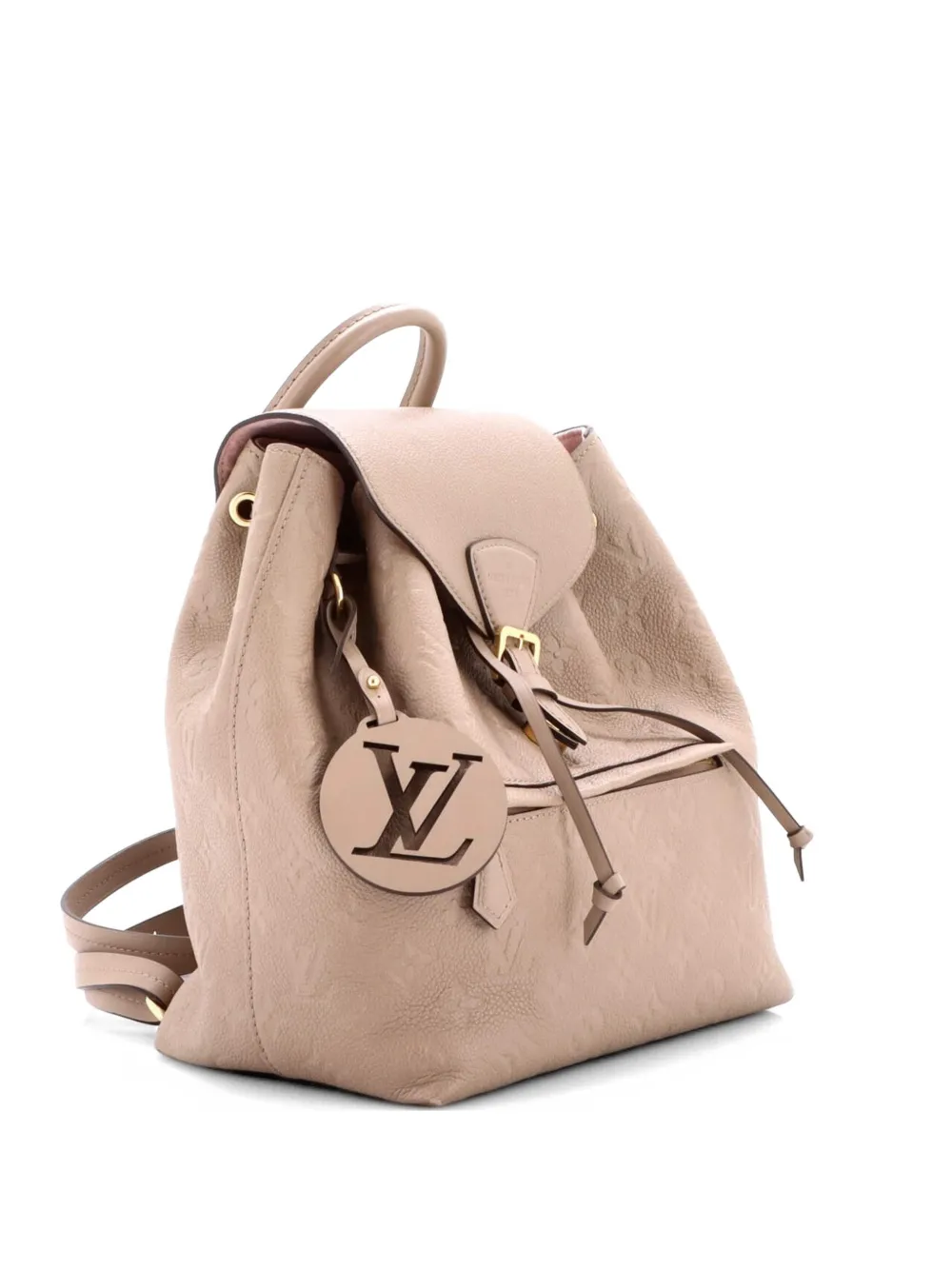 Louis Vuitton Pre-Owned Montsouris NM Monogram Empreinte Leather PM backpack - Nude