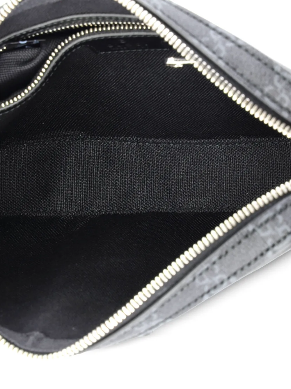 Camera Bag Leather And Gg Coated Canvas Small Crossbody Bag