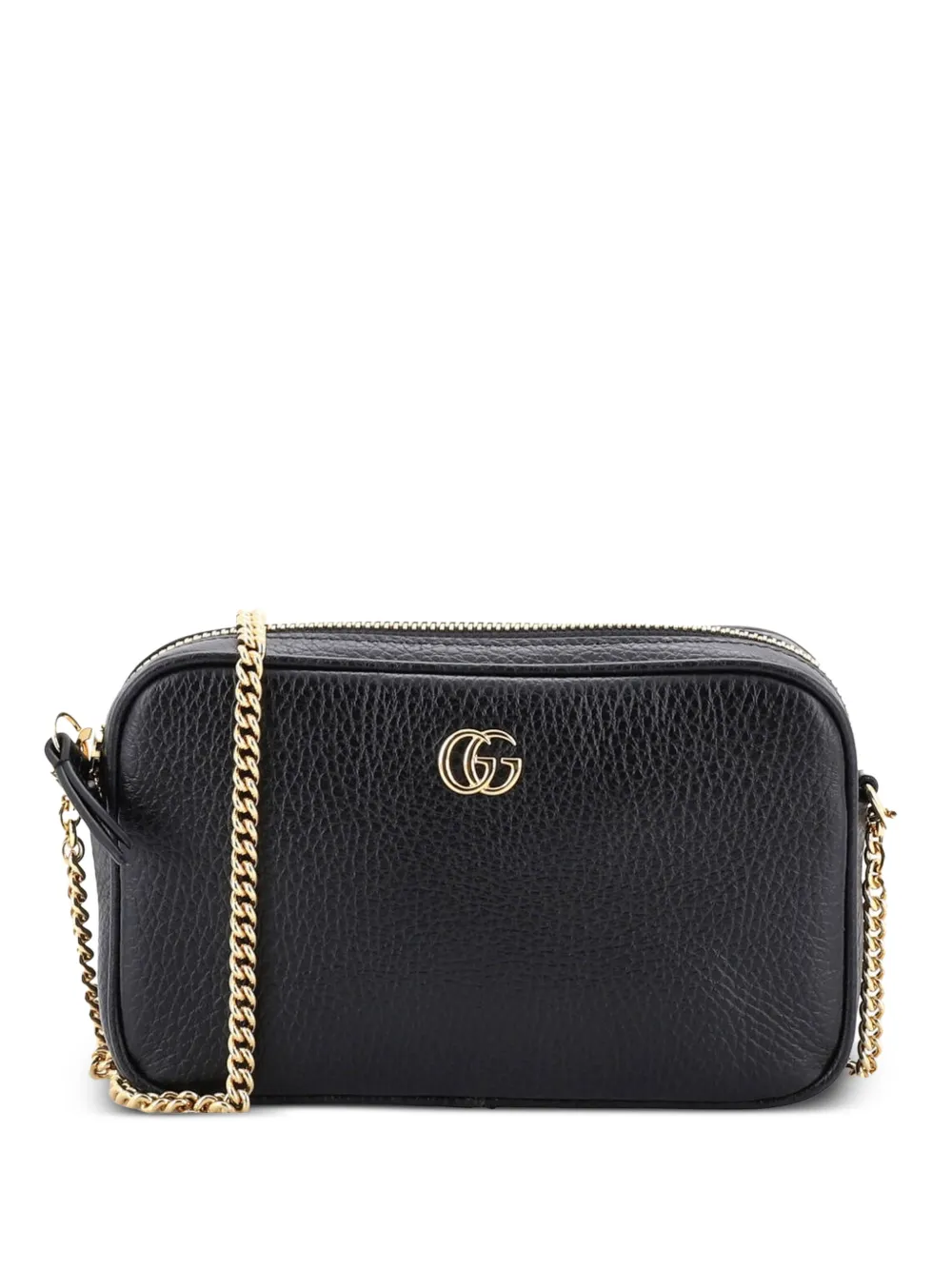 Gucci Pre-Owned GG Marmont Camera Bag Leather Mini crossbody bag - Nero