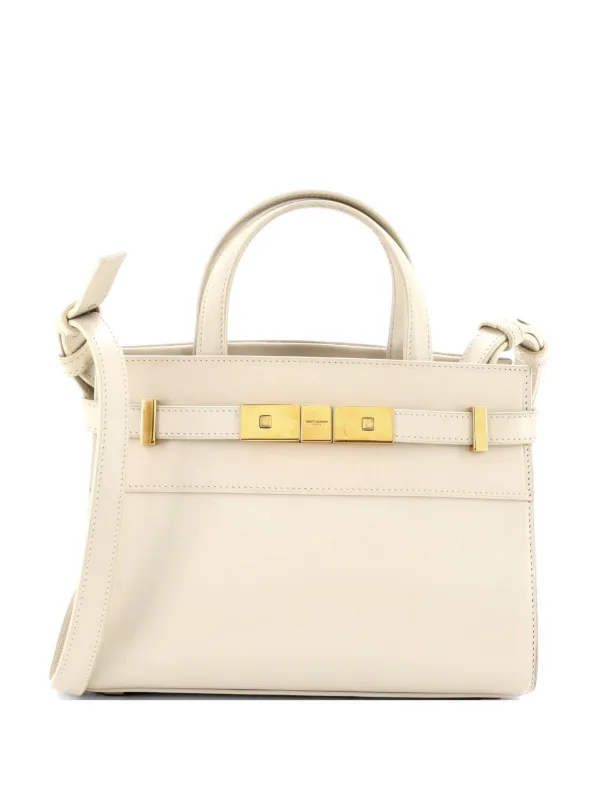 Saint Laurent Pre-Owned マンハッタン ハンドバッグ レザー ナノ 