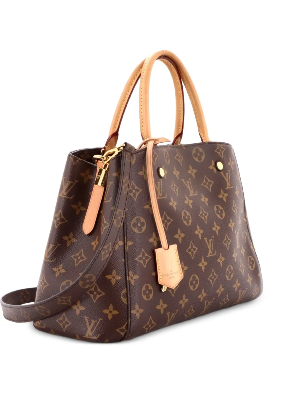 Louis Vuitton Pre-Owned Montaigne Handbag Monogram Canvas MM tote bag - Marrone