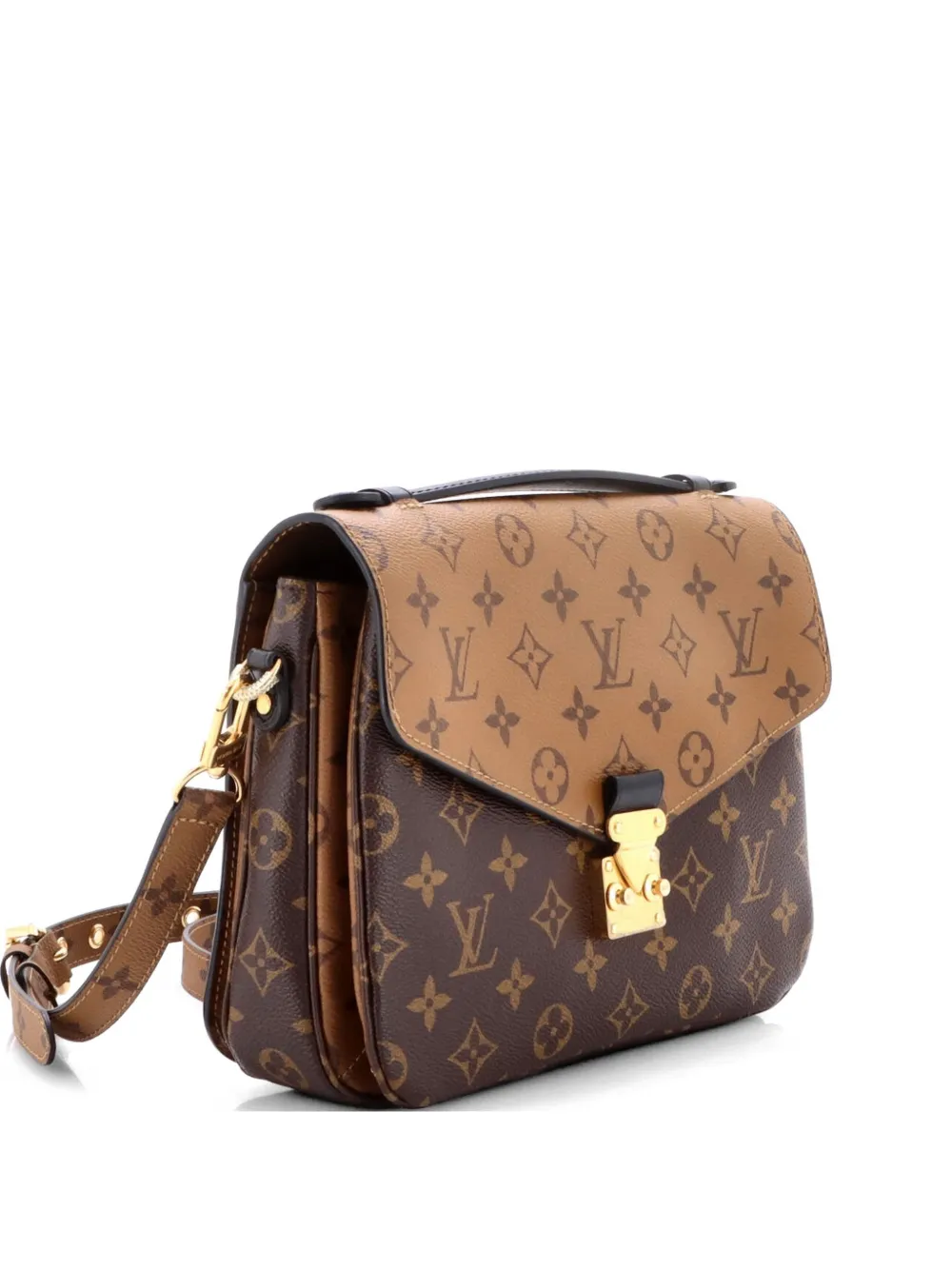 Louis Vuitton Pre-Owned Pochette Metis Reverse Monogram Canvas crossbody bag - Braun