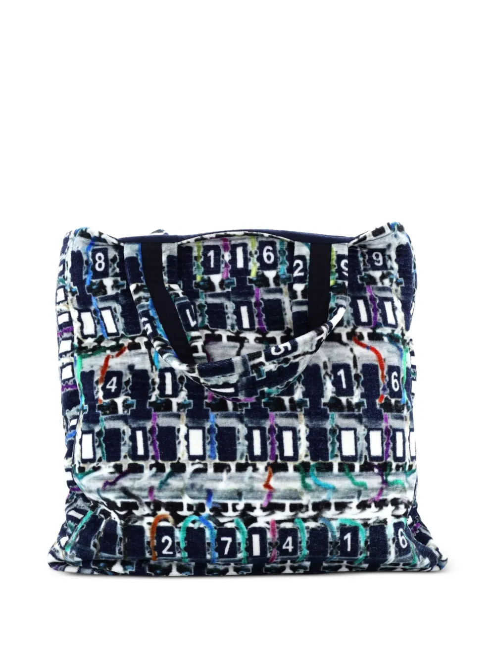 CHANEL Pre-Owned Beach Printed Terry Cloth Large tote bag - Multicolour