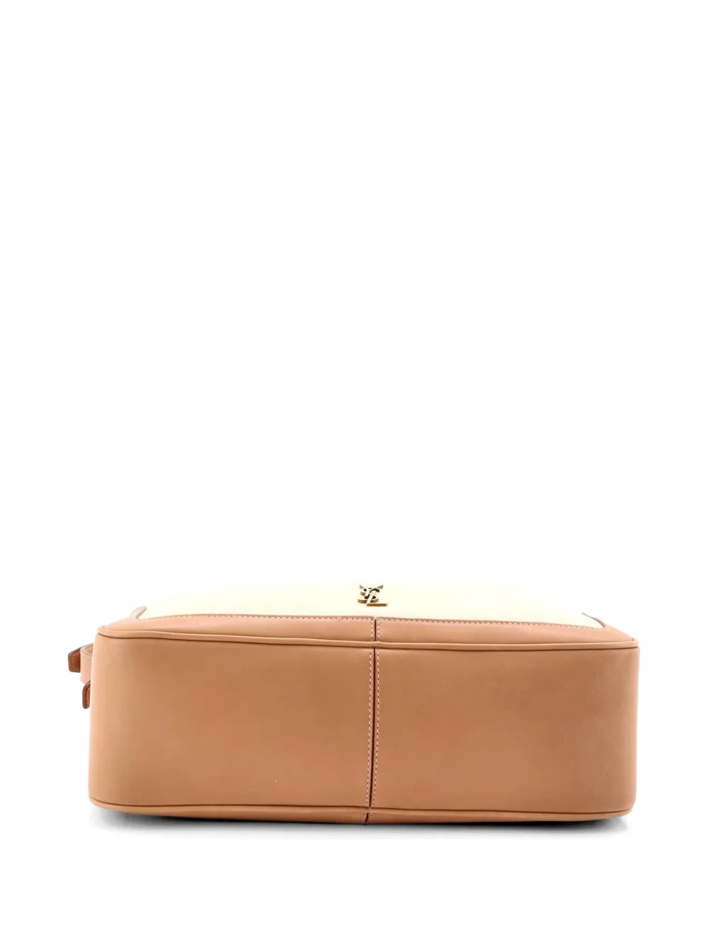 Supple Camera Top Handle Bag Canvas And Leather Satchel