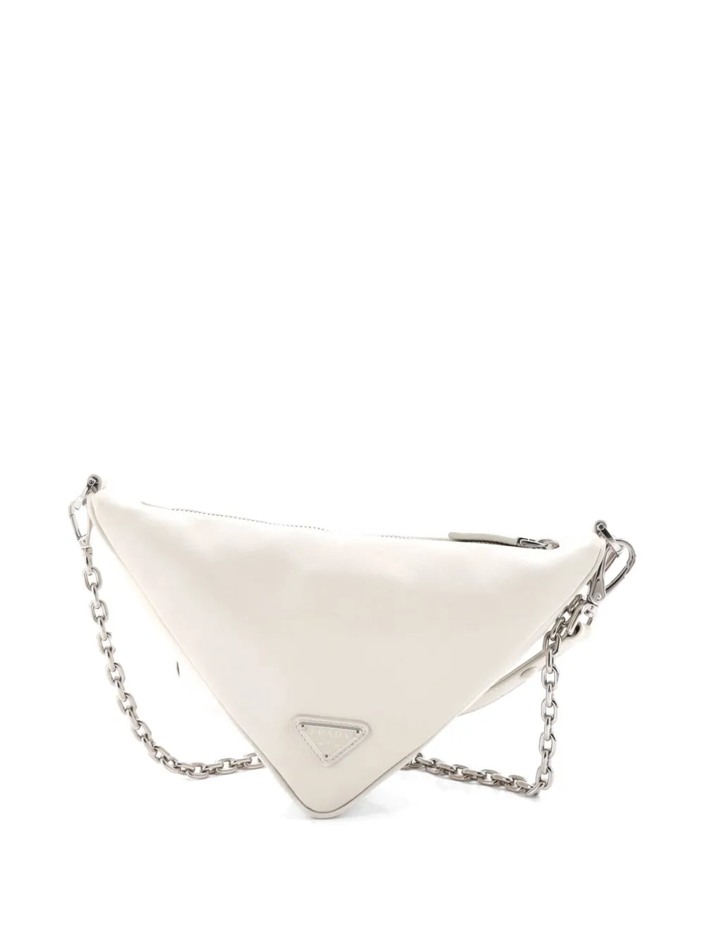 Prada Pre-Owned Bandolera Triangle Logo Zip Mini De Piel Con Relieve ...