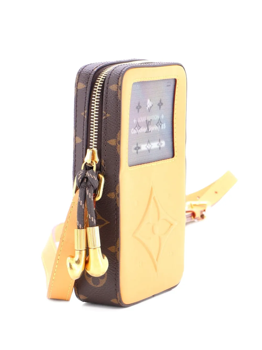 Music Player Wearable Wallet Monogram Canvas And Leather Crossbody Bag
