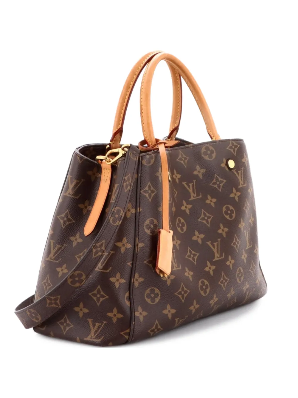 Louis Vuitton Pre-Owned Montaigne Handbag Monogram Canvas MM tote bag - Marrone