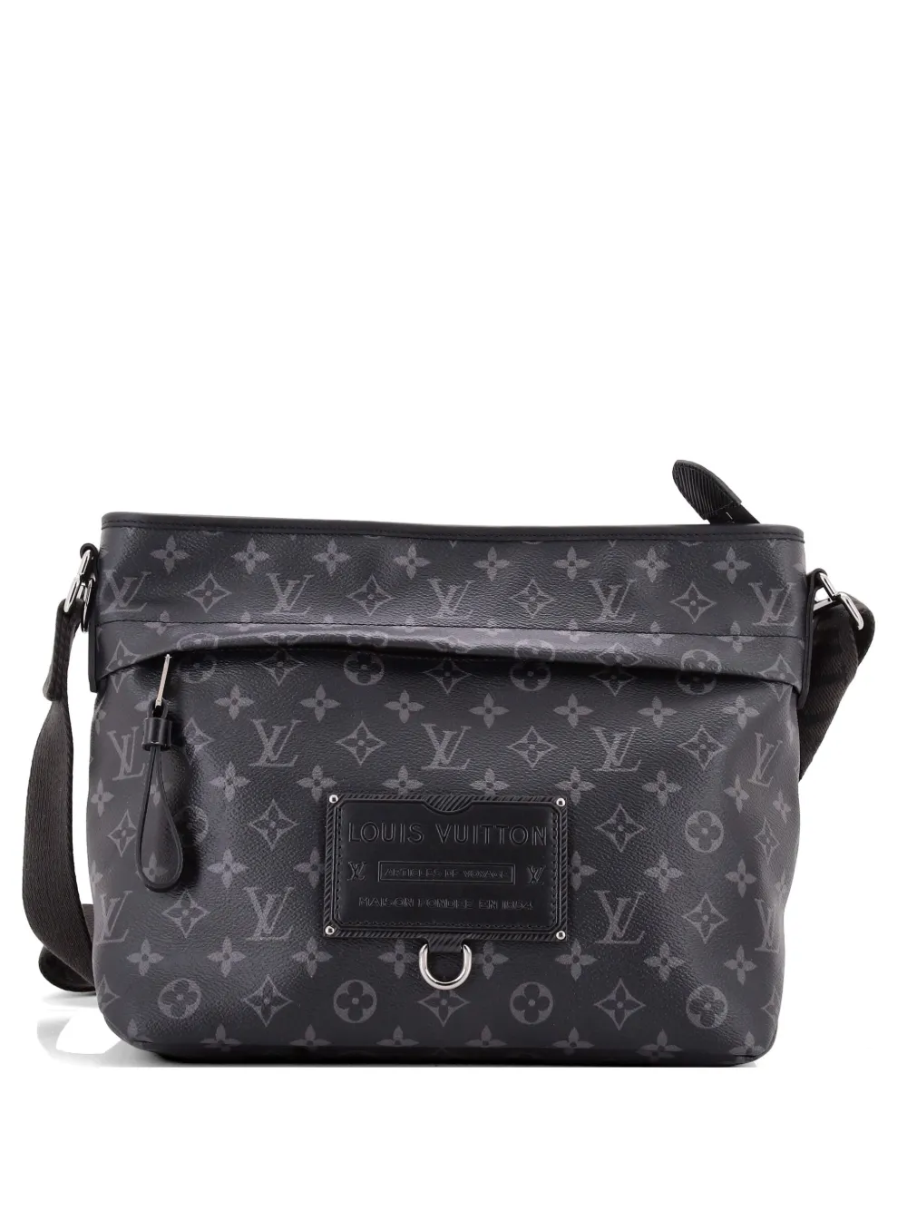 Louis Vuitton Pre-Owned Besace Zippee Messenger Bag Monogram Eclipse Canvas MM crossbody bag - Schwarz