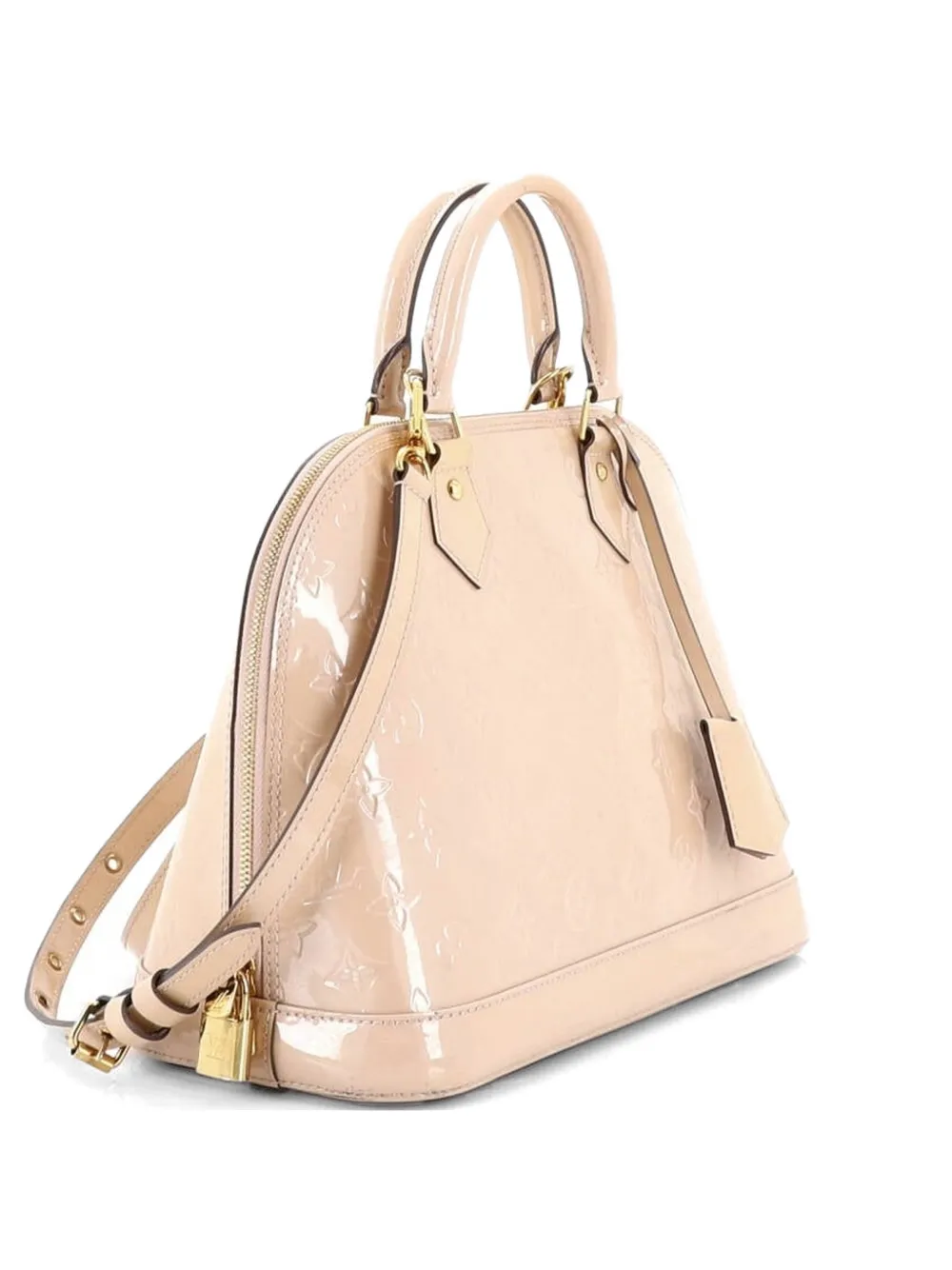 Louis Vuitton Pre-Owned Alma Handbag Monogram Vernis PM satchel - Toni neutri