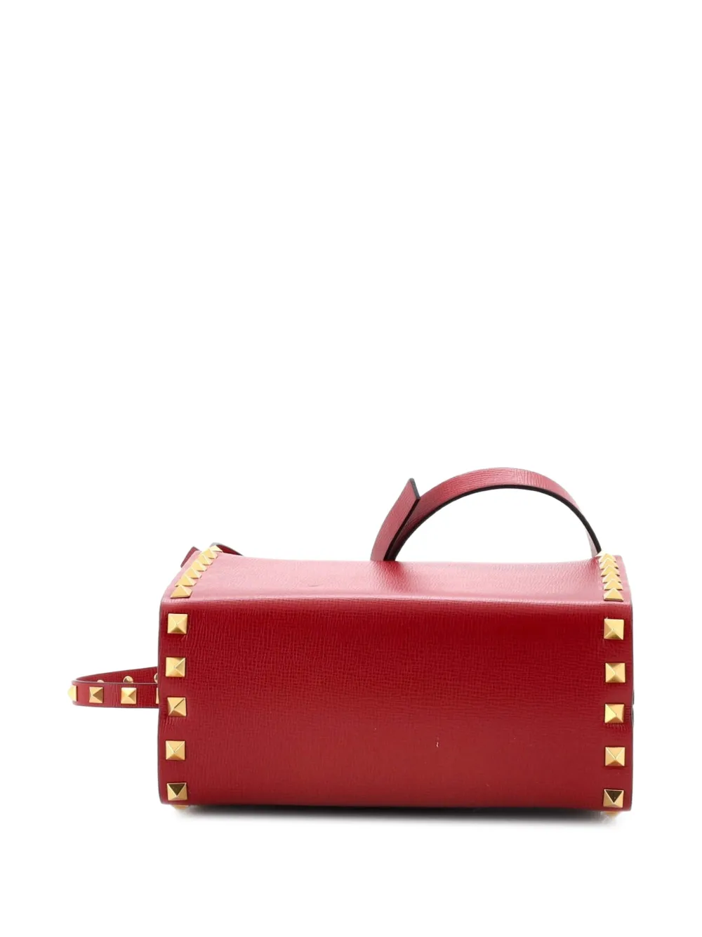 Rockstud Alcove Box Bag Leather Satchel