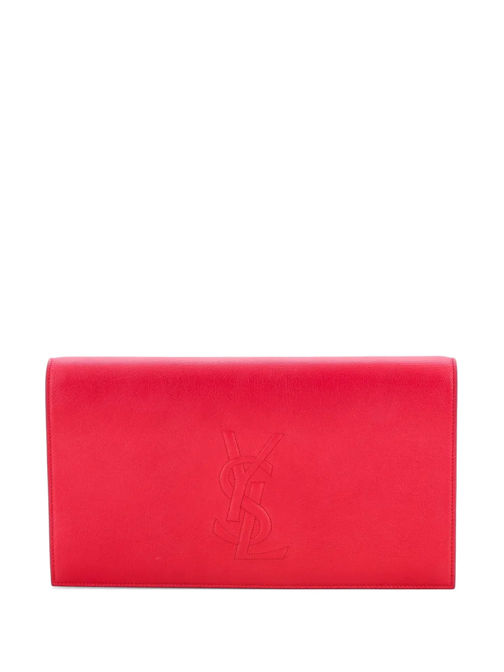 Saint Laurent Pre-Owned Belle de Jour Leather Large clutch bag - Rosa