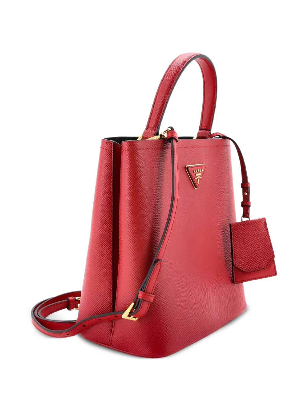 Panier Saffiano Leather Medium Bucket Bag
