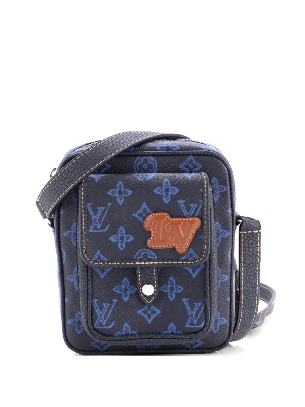 Louis Vuitton Pre-Owned Christopher Wearable Wallet Limited Edition Monogram Record Canvas crossbody bag - Blau