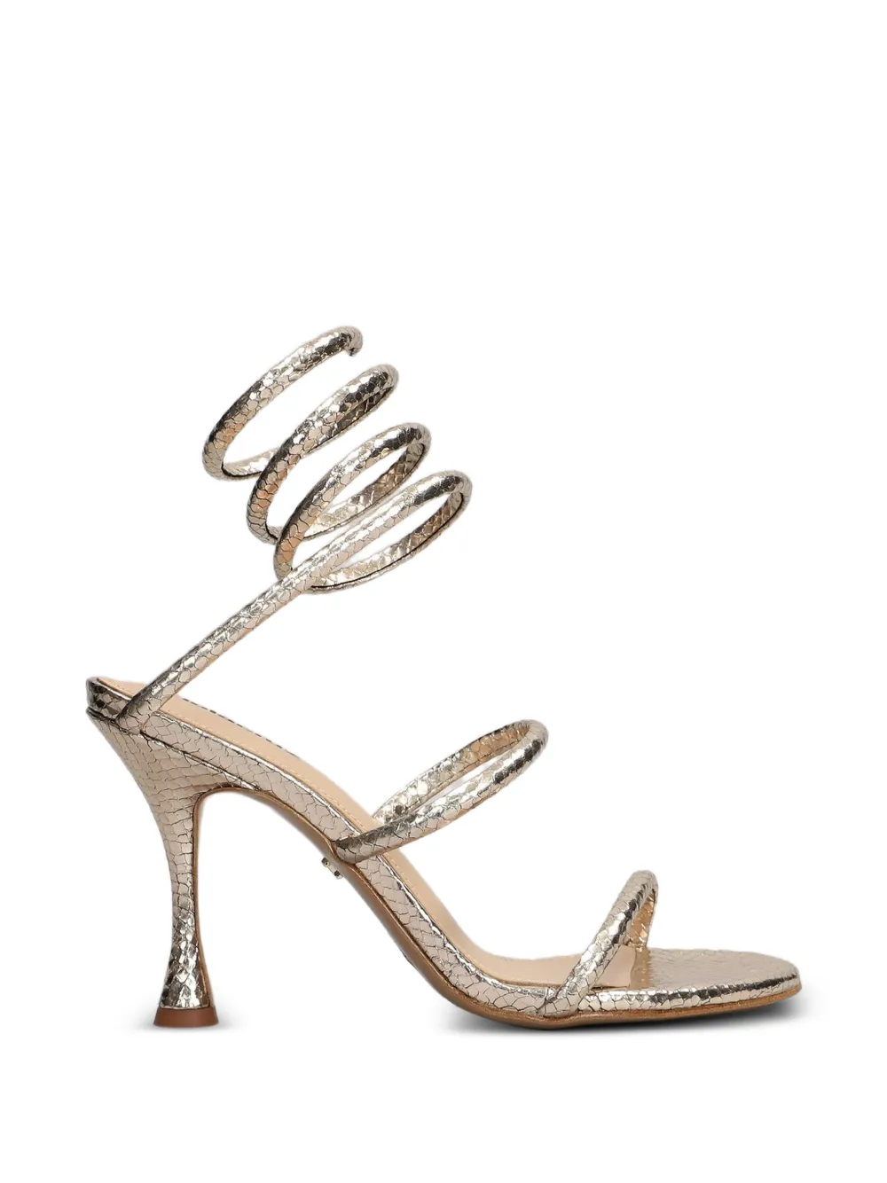 Lola Cruz Sandali Greta 95 - Effetto metallizzato