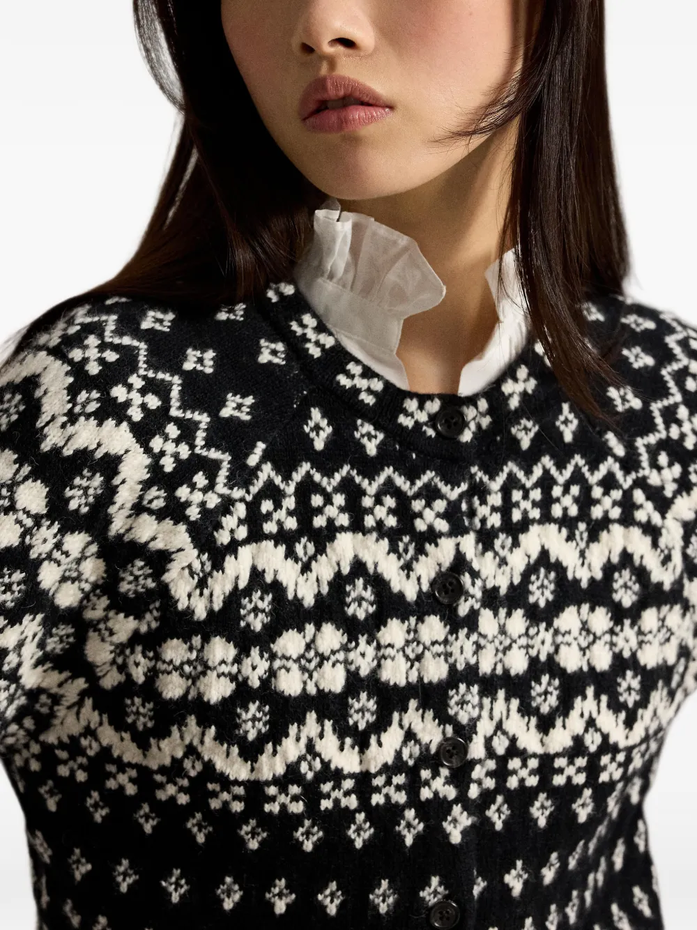 Polo Ralph Lauren Fair Isle vest Zwart
