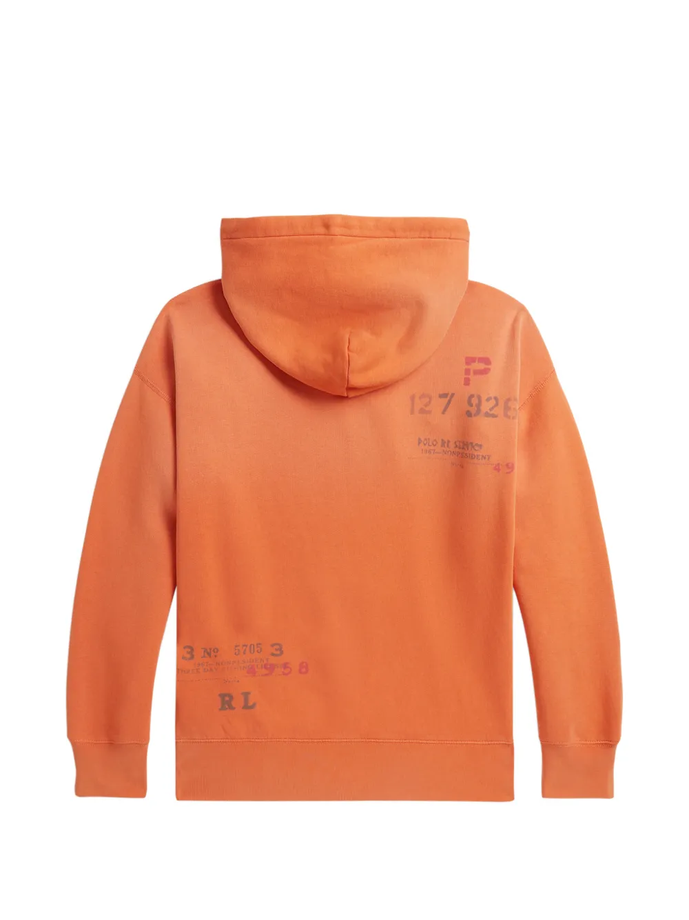 Polo Ralph Lauren Fleece hoodie Oranje