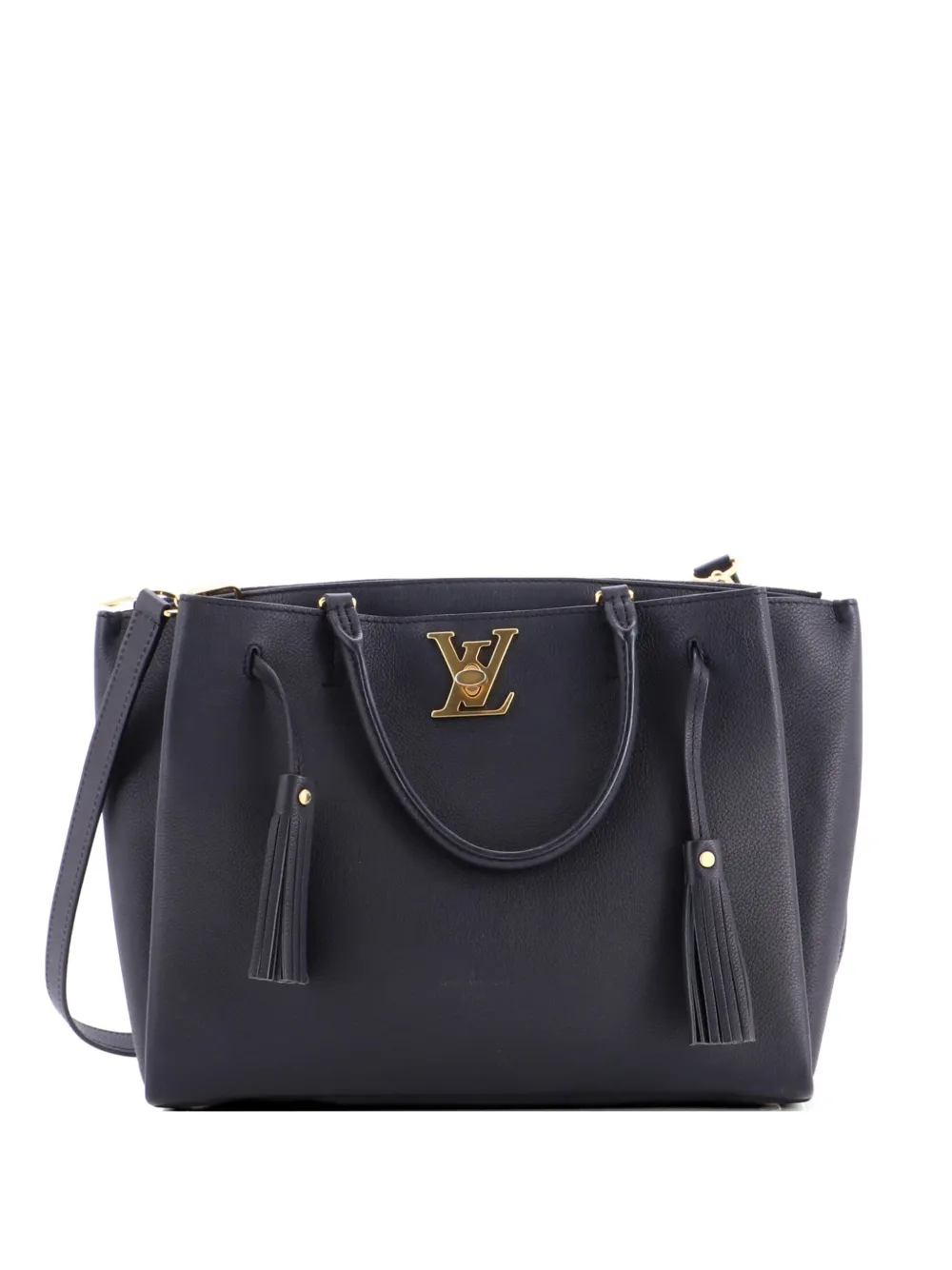 Louis Vuitton Pre-Owned Lockmeto Handbag Leather satchel - Nero