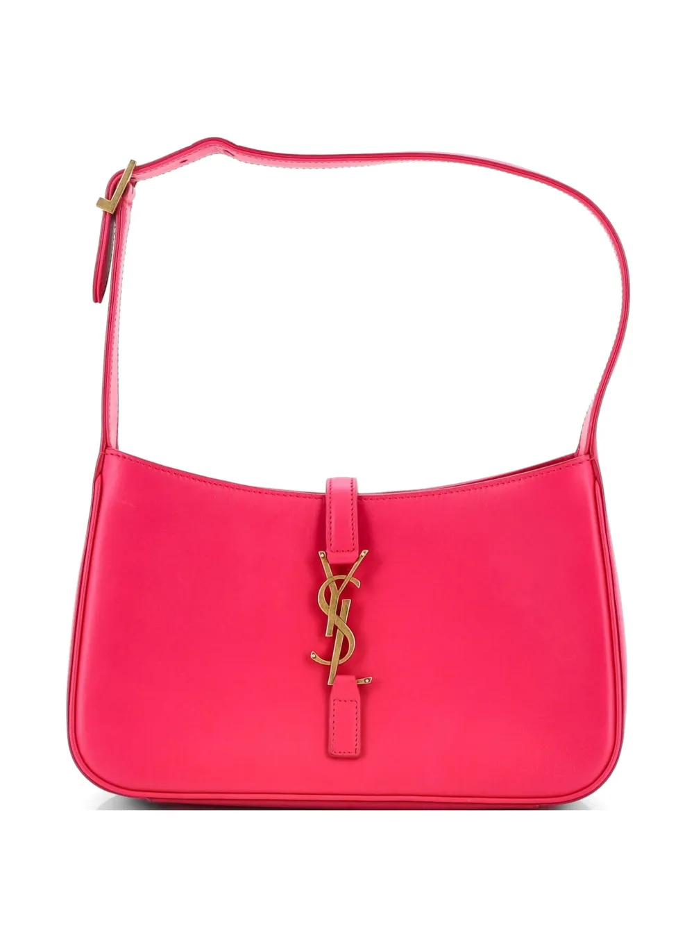 Saint Laurent Pre-Owned Le 5 a 7 Leather Small hobo bag - Rosa