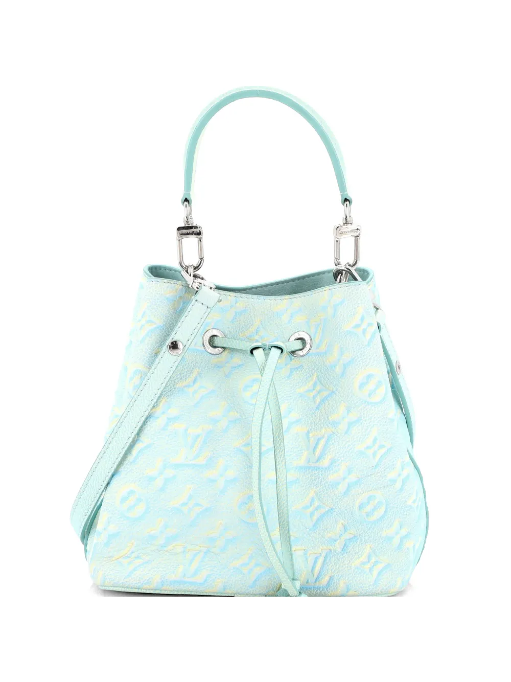 Louis Vuitton Pre-Owned NeoNoe Handbag Stardust Monogram Empreinte Leather BB bucket bag - Blau