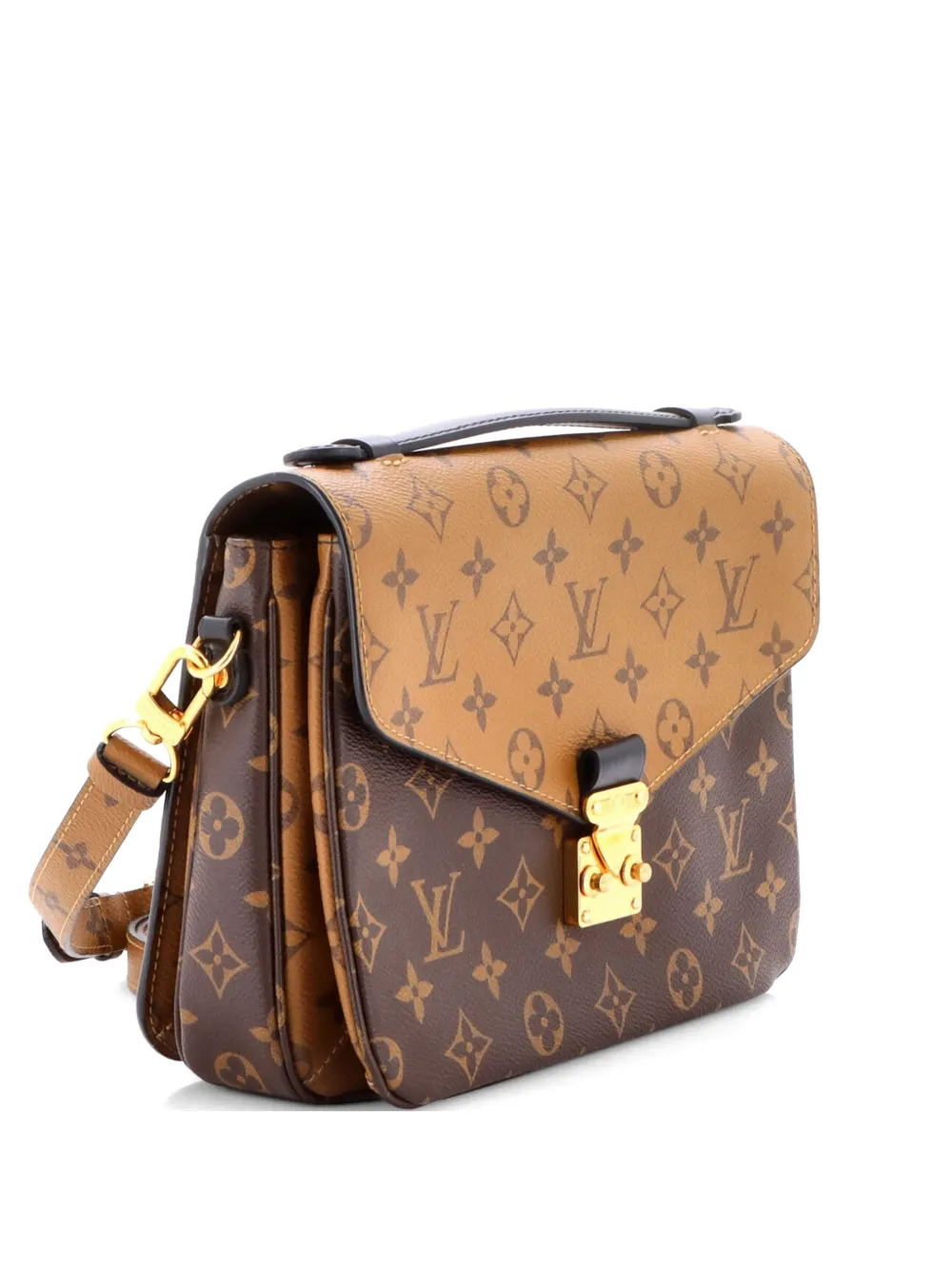 Louis Vuitton Pre-Owned Pochette Metis Reverse Monogram Canvas crossbody bag - Brown