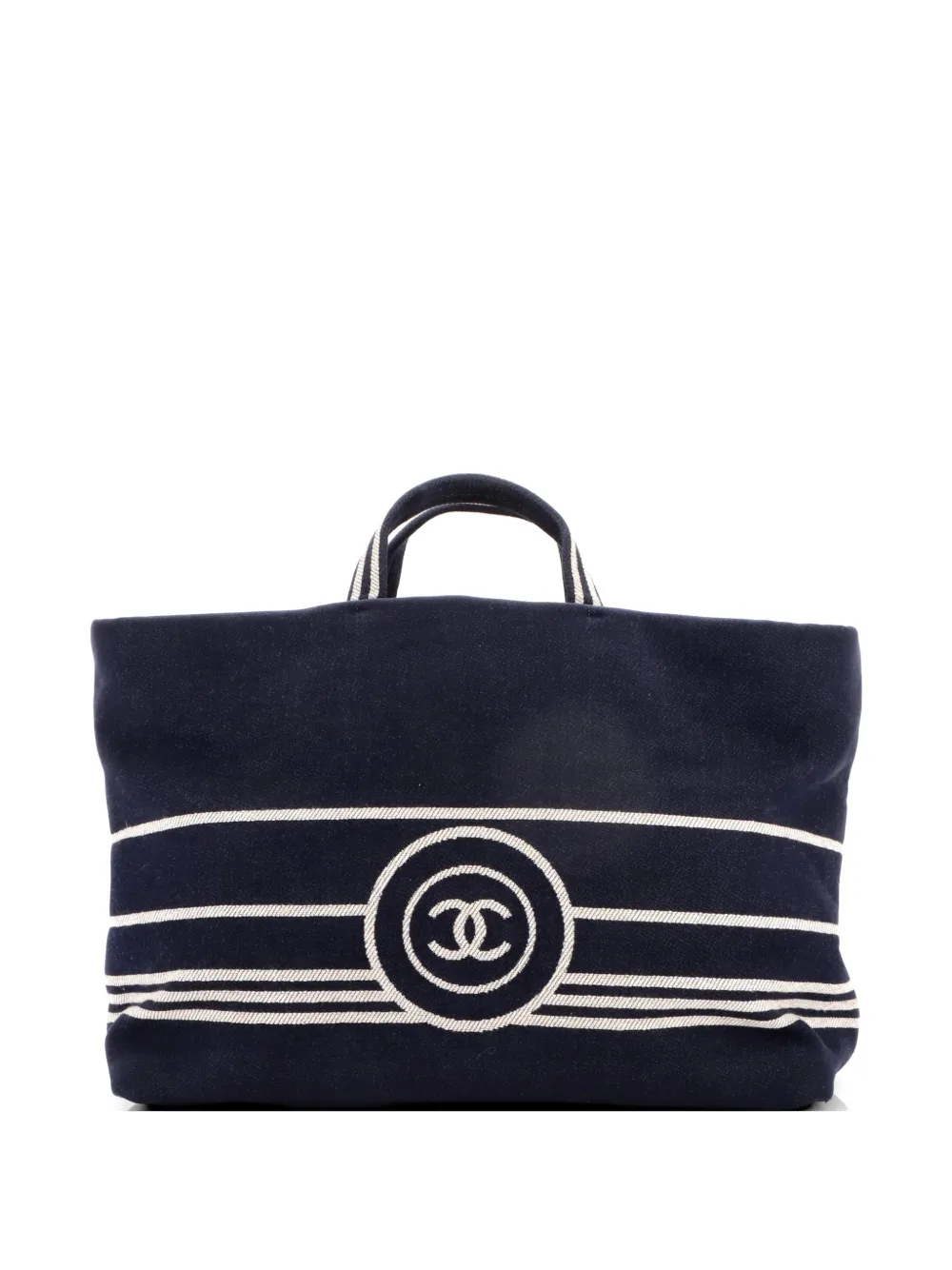 CHANEL Pre-Owned CC Shopping Denim XL tote bag - Blu