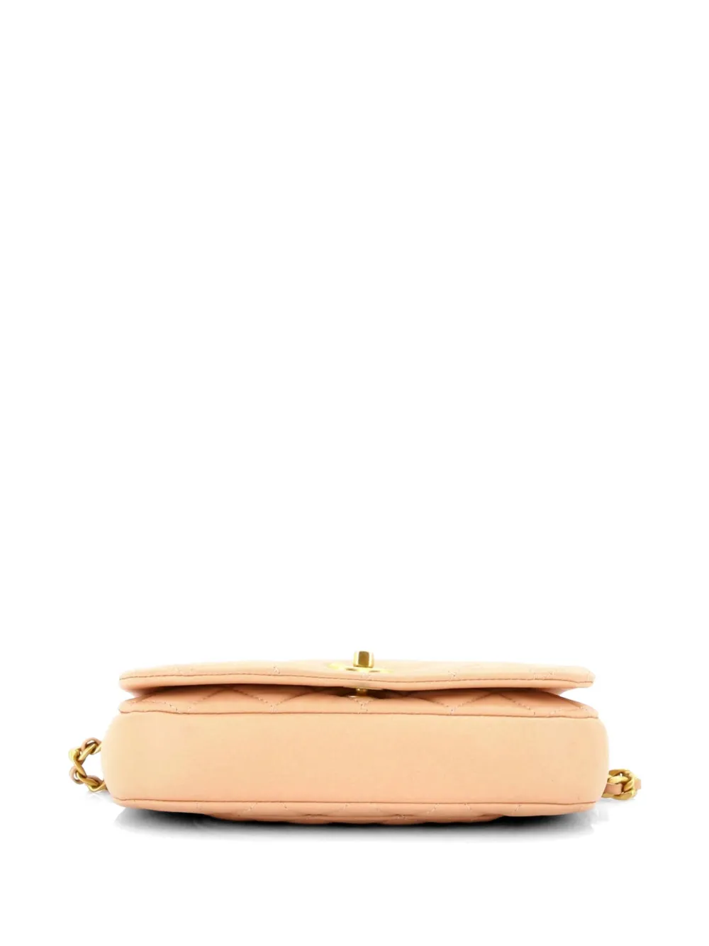 Coco Mail Clutch With Chain Quilted Calfskin Crossbody Bag