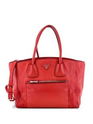 Prada Pre-Owned 2013-2024 Nappa Bomber Satchel | Red | FARFETCH BH