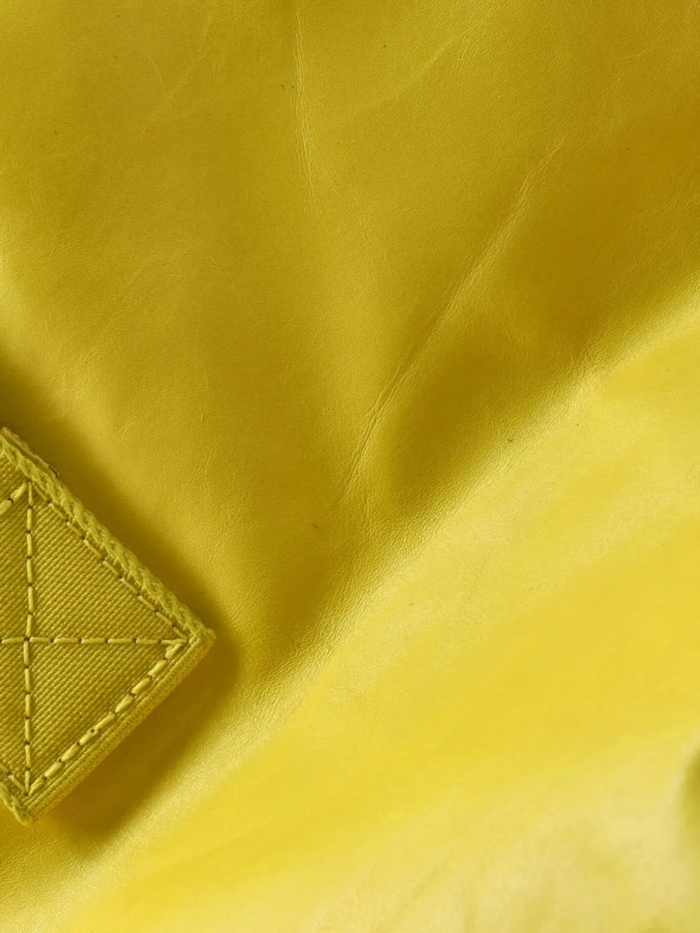 Fold Logo Strap Leather Large Tote Bag