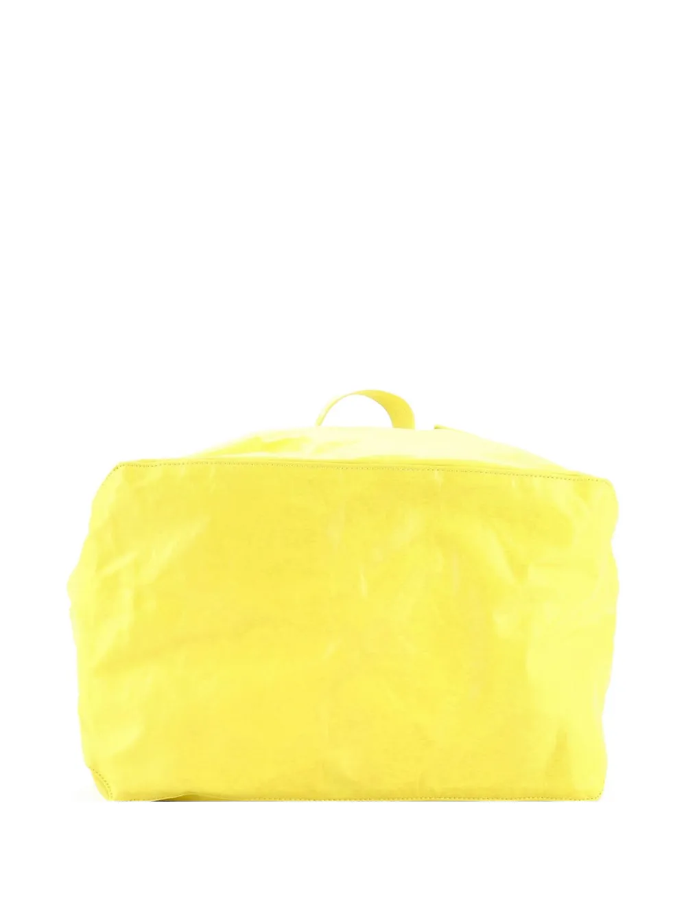 Fold Logo Strap Leather Large Tote Bag