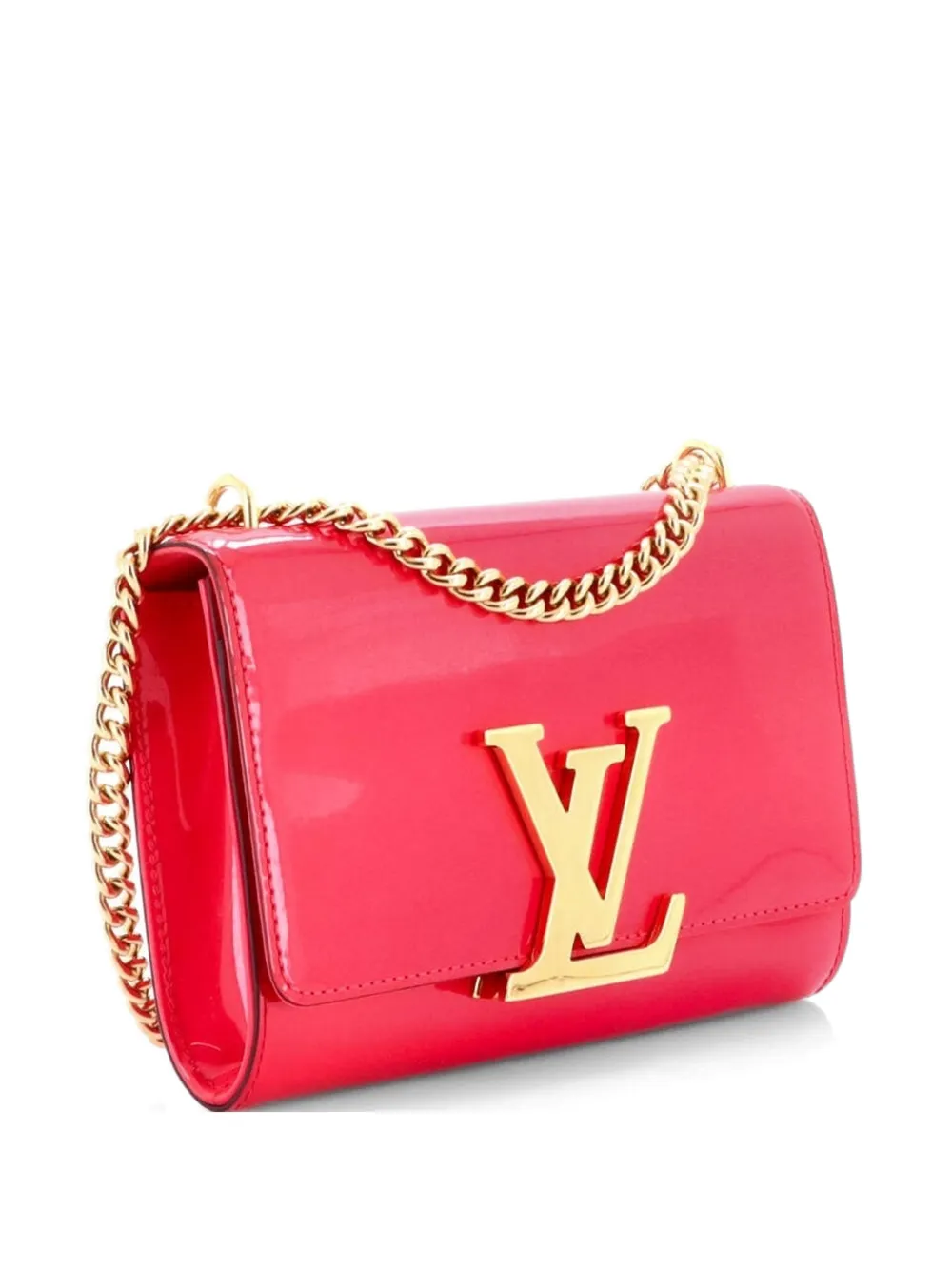 Louis Vuitton Pre-Owned Chain Louise Clutch Patent MM crossbody bag - Rosa