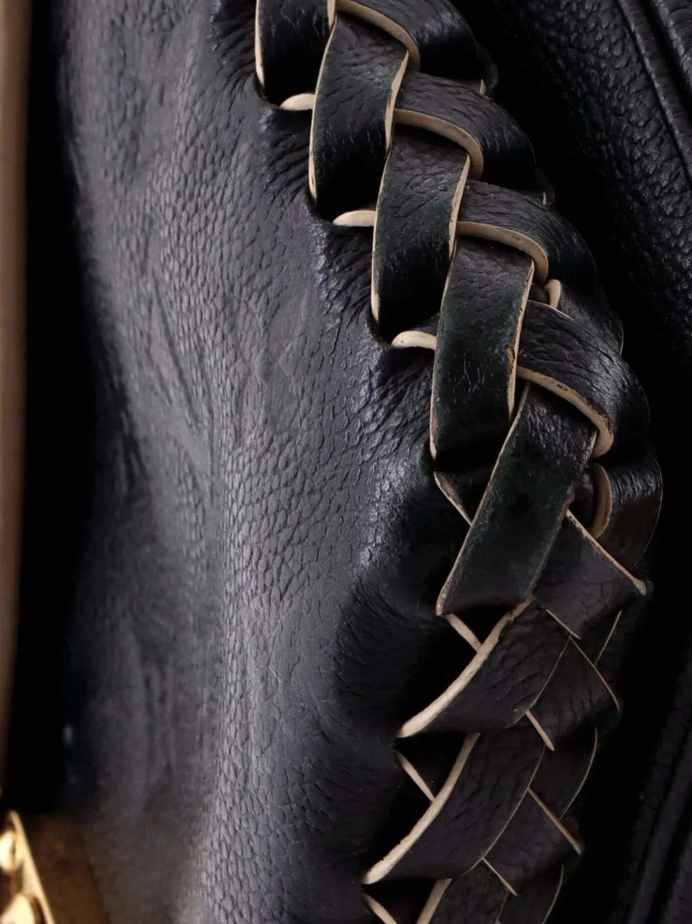 Braided Handle Pochette Metis Monogram Empreinte Leather Crossbody Bag