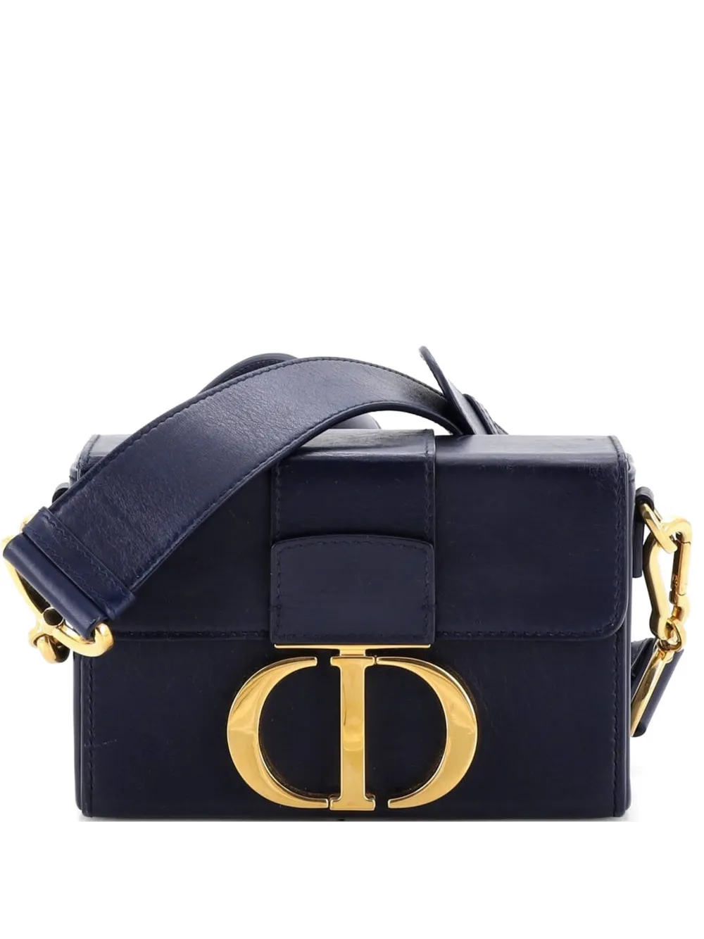 Christian Dior Pre-Owned 30 Montaigne Box Bag Leather crossbody bag - Blu