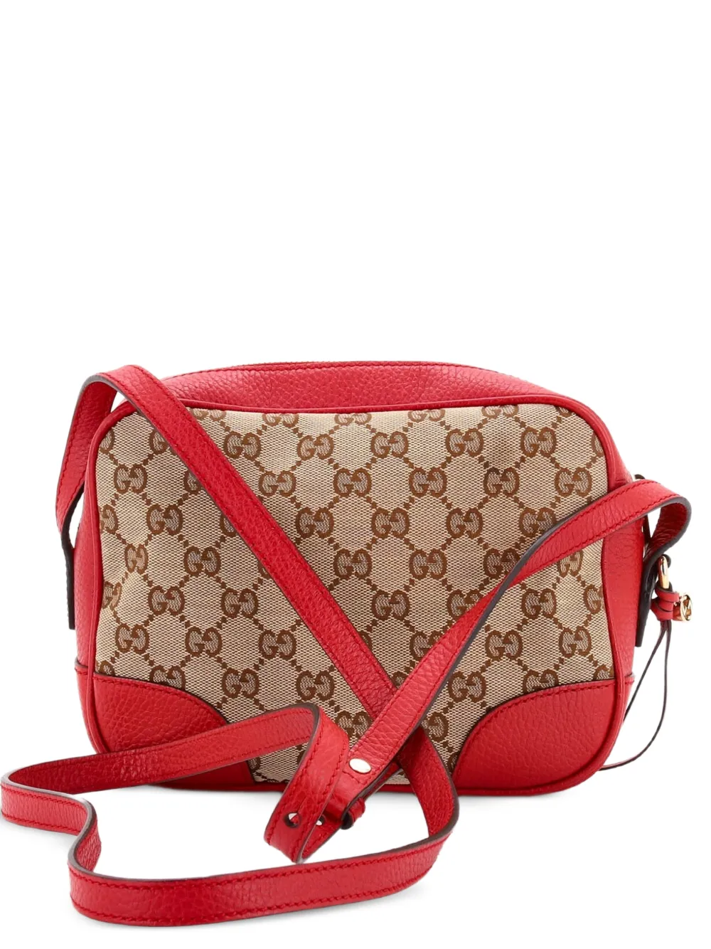 Gucci Pre-Owned Bree Disco GG Canvas with Leather Mini crossbody bag - Marrone