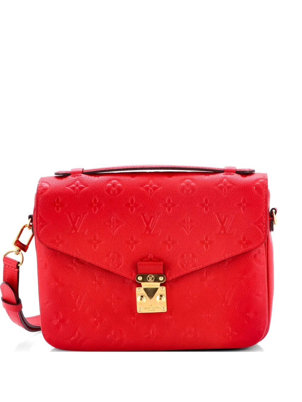 Louis Vuitton Pre-Owned Pochette Metis Monogram Empreinte Leather crossbody bag - Red
