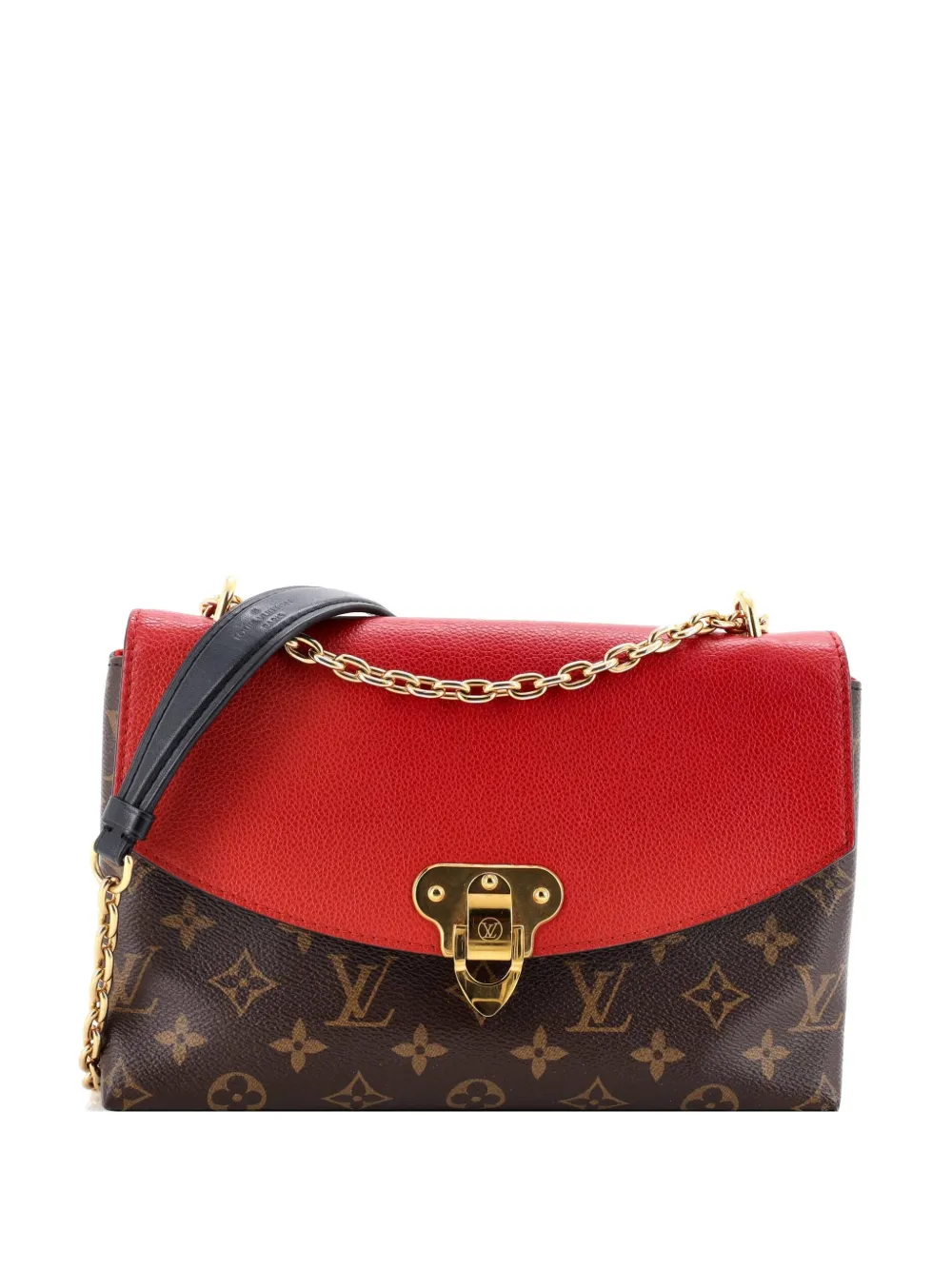 Louis Vuitton Pre-Owned Saint Placide Handbag Monogram Canvas and Leather shoulder bag - Marrone