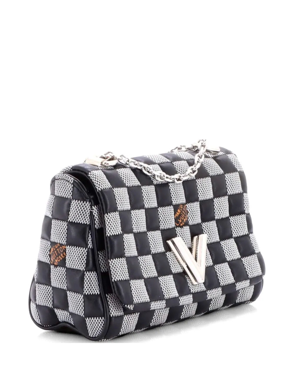 Louis Vuitton Pre-Owned Twist Handbag Damier Quilted Calf Leather BB crossbody bag - Schwarz