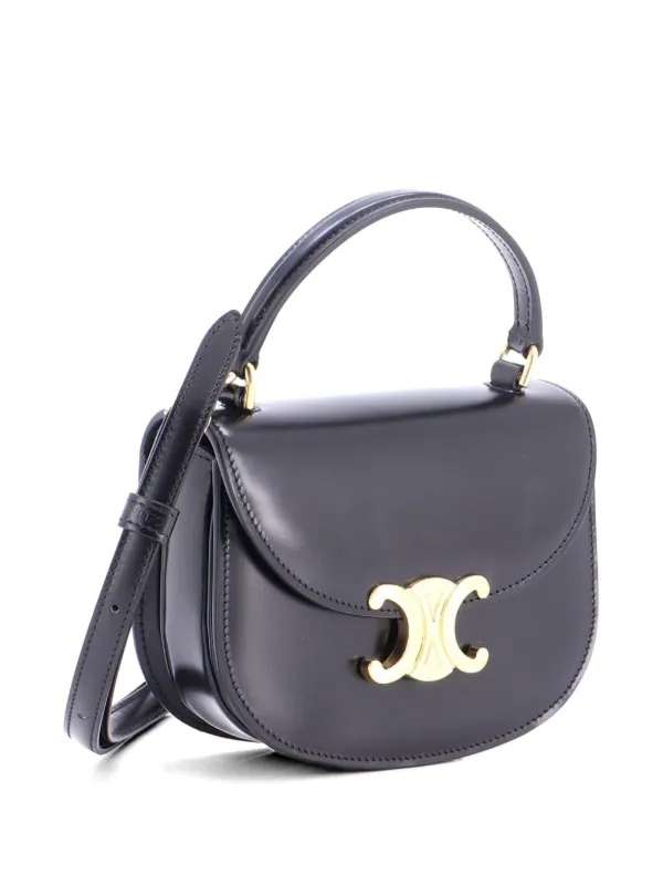 Celine Pre-Owned トリオンフ ブザス クレア トップハンドル フラップ