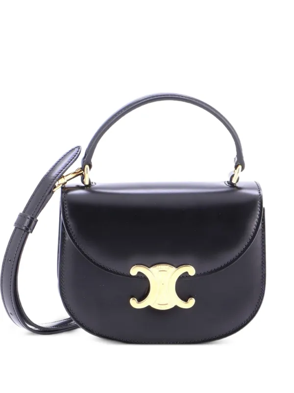 Celine Pre-Owned トリオンフ ブザス クレア トップハンドル フラップ