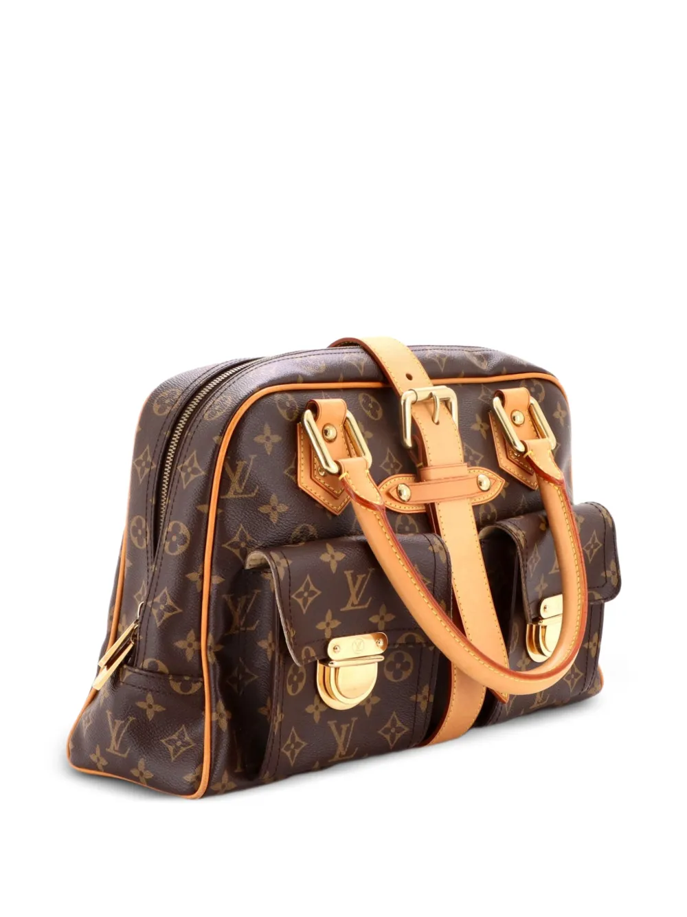 Louis Vuitton Pre-Owned Manhattan Handbag Monogram Canvas GM satchel - Marrone