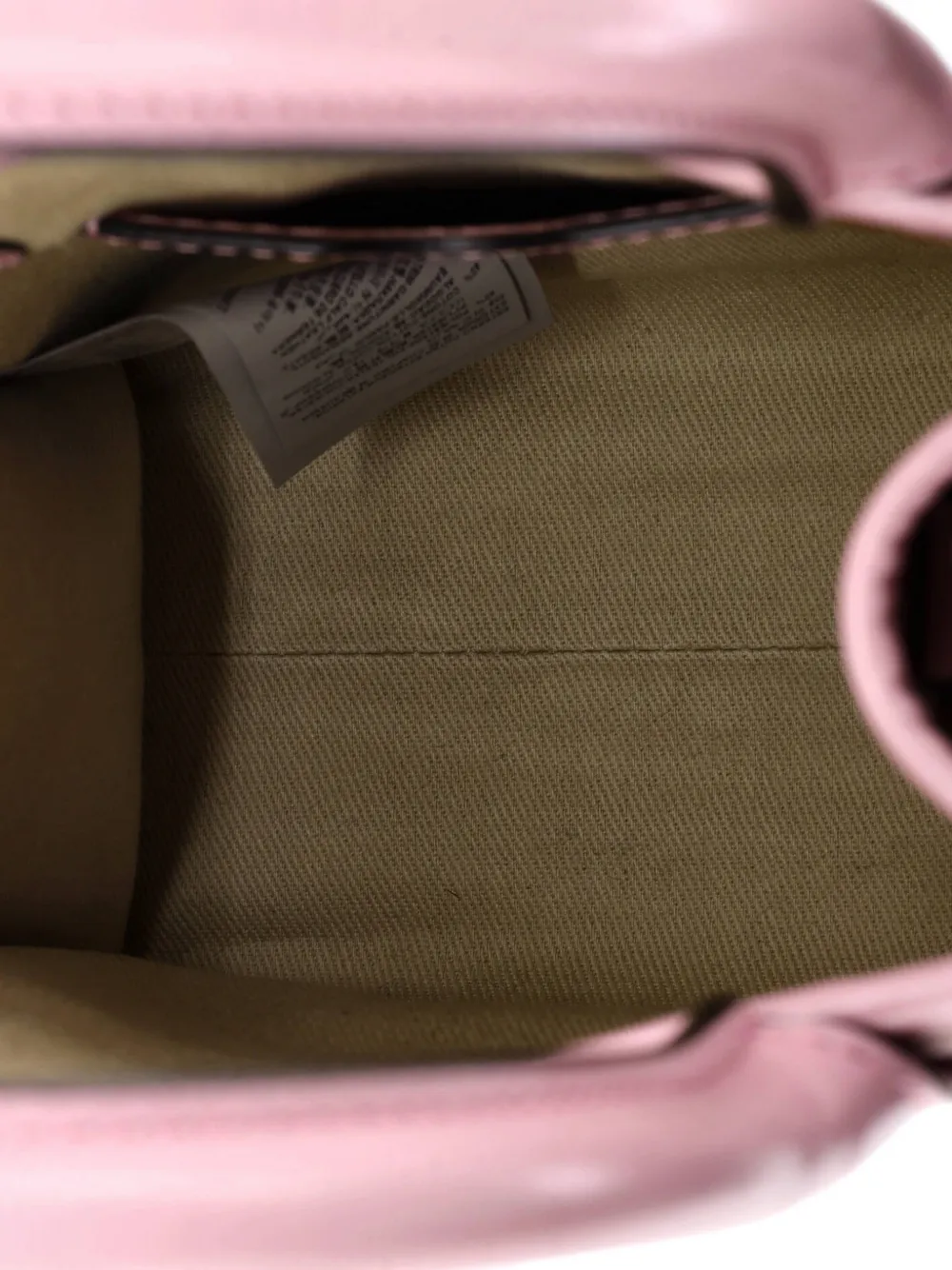 La Medusa All Over Logo Canvas Mini Tote Bag