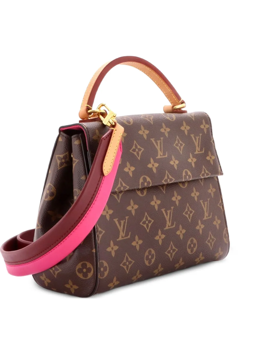Louis Vuitton Pre-Owned Cluny Top Handle Bag Monogram Canvas BB satchel - Braun