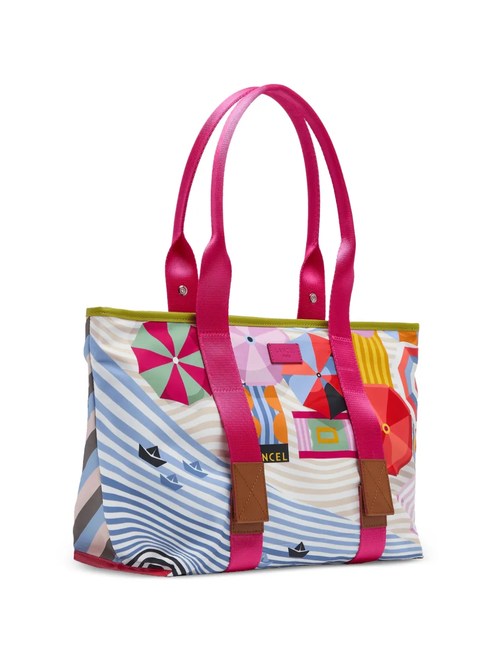 Lancel Medium Mistral shopper met print Blauw